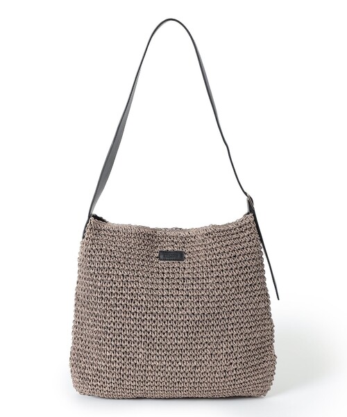 MACKINTOSH PHILOSOPHY（ﾏｯｷﾝﾄｯｼｭ ﾌｨﾛｿﾌｨｰ）の「ワンショルダーペーパートート（ショルダーバッグ・レディース・ベージュ/チャコールグレー・FREE）」の3枚目の写真