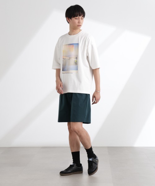 NANO universe(ナノユニバース)の「ドライジャージー イージーショーツ(セットアップ可)(その他パンツ・メンズ・ブラック/ブルーグレー/ダークグリーン・XL/L/M)」の7枚目の写真
