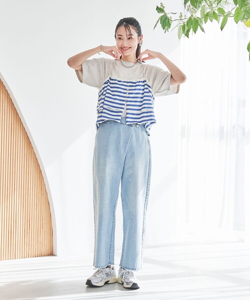 PENNEYS(ぺニーズ)の「PENNEYS別注 ボーダーキャミソール(Tシャツ/カットソー・レディース・その他1/その他2/その他3・FREE)」の7枚目の写真