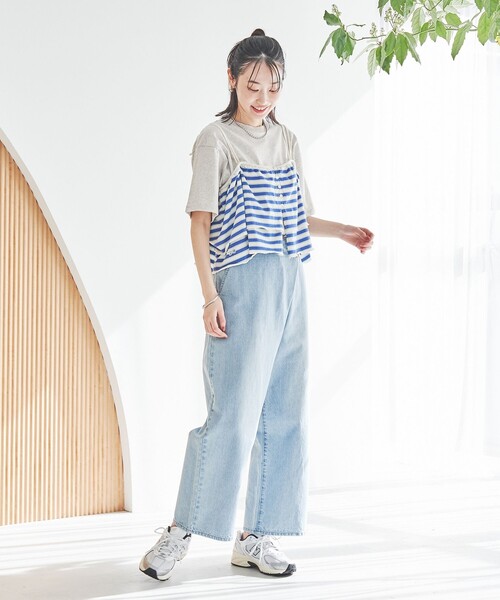 PENNEYS(ぺニーズ)の「PENNEYS別注 ボーダーキャミソール(Tシャツ/カットソー・レディース・その他1/その他2/その他3・FREE)」の8枚目の写真