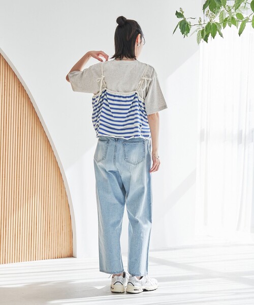PENNEYS(ぺニーズ)の「PENNEYS別注 ボーダーキャミソール(Tシャツ/カットソー・レディース・その他1/その他2/その他3・FREE)」の9枚目の写真