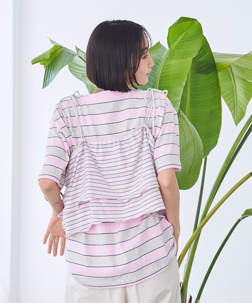 PENNEYS(ぺニーズ)の「PENNEYS別注 ボーダーキャミソール(Tシャツ/カットソー・レディース・その他1/その他2/その他3・FREE)」の11枚目の写真