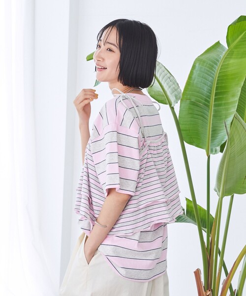 PENNEYS(ぺニーズ)の「PENNEYS別注 ボーダーキャミソール(Tシャツ/カットソー・レディース・その他1/その他2/その他3・FREE)」の12枚目の写真