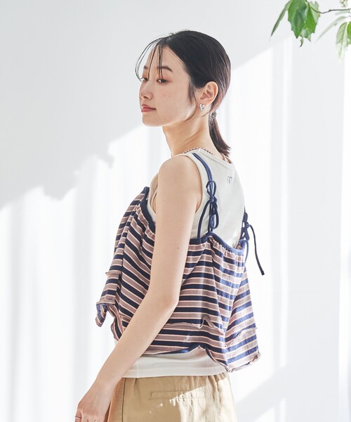 PENNEYS(ぺニーズ)の「PENNEYS別注 ボーダーキャミソール(Tシャツ/カットソー・レディース・その他1/その他2/その他3・FREE)」の22枚目の写真