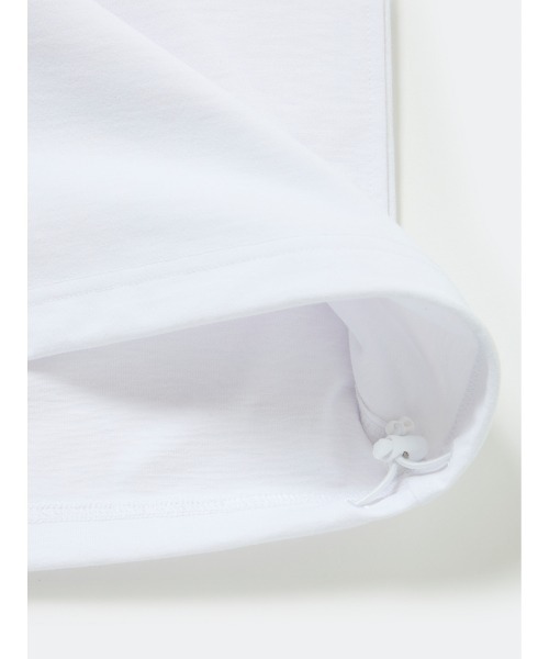 DAIWA PIER39（ダイワピア39）の「DAIWA PIER39 TECH DRAWSTRING L/S TEE BE-40025（Tシャツ/カットソー・メンズ・チャコールグレー/ブラック/ホワイト・LARGE/MEDIUM/SMALL/X-LARGE）」の7枚目の写真