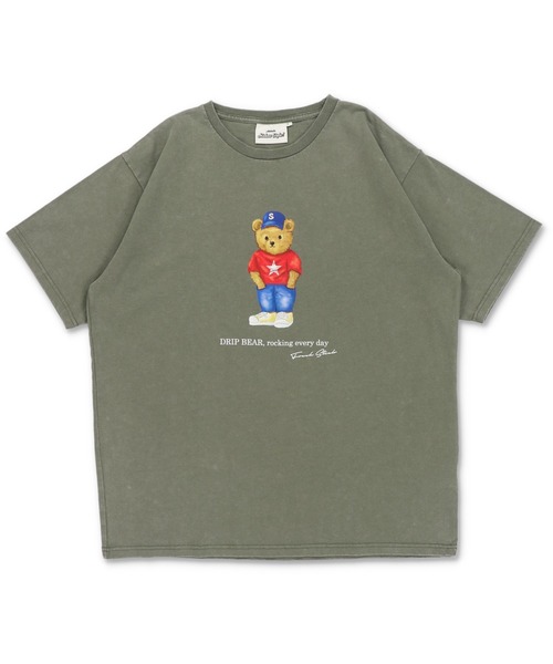 SPINNS(スピンズ)の「ヴィンテージライクプリントTシャツ/ベアーキャップ(Tシャツ/カットソー・メンズ・ホワイト/ブラック/カーキ/ワイン・ONESIZE)」の8枚目の写真