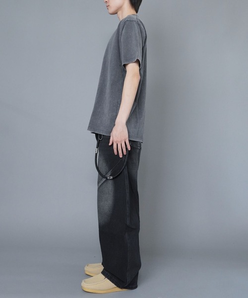 SPINNS(スピンズ)の「ヴィンテージライクプリントTシャツ/ベアーキャップ(Tシャツ/カットソー・メンズ・ホワイト/ブラック/カーキ/ワイン・ONESIZE)」の19枚目の写真