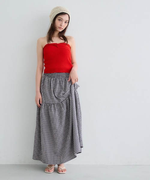 【1日限定お値下げ】 cocodeal ココディール　ギンガムチェックスカート ギンガムチェックスカート｜PETAL ONLINE（ペタルオンライン）