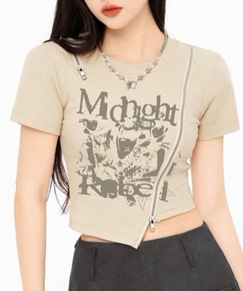 Tシャツ・カットソー AMISH SS25 (AMU037CL03 0569C0024) CUT&SEWNS – un number