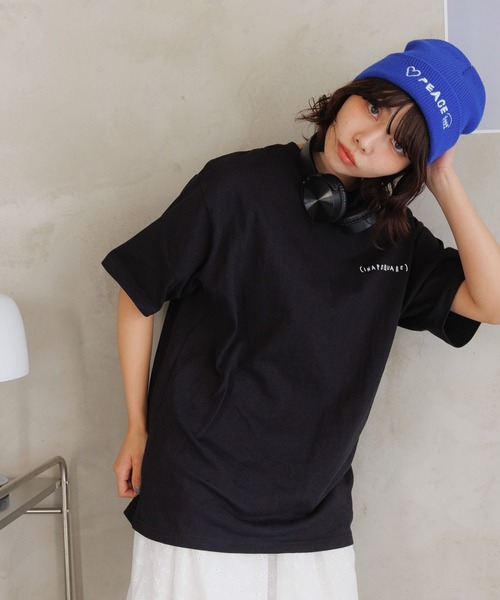 ALAND（エーランド）の「【UNISEX】ALAND×INAPSQUARE／刺繍ビーニー（ニットキャップ/ビーニー・レディース・ブルー/ホワイト/ブラック・FREE）」の5枚目の写真