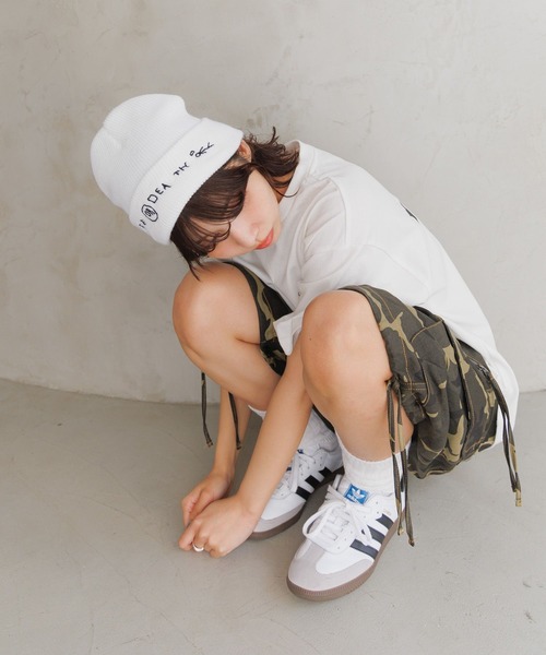 ALAND（エーランド）の「【UNISEX】ALAND×INAPSQUARE／刺繍ビーニー（ニットキャップ/ビーニー・レディース・ブルー/ホワイト/ブラック・FREE）」の7枚目の写真