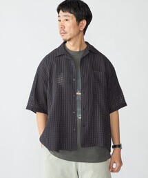 BENCH MARKING SHIRTS: シアー ドビー ショートスリーブ シャツ
