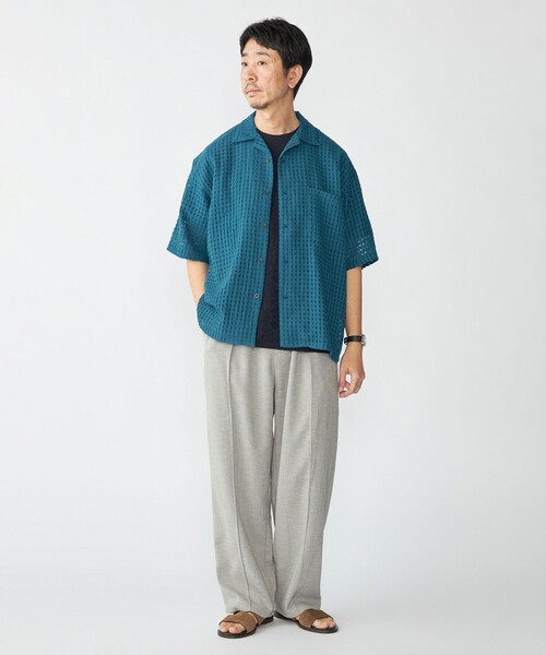 セール】BENCH MARKING SHIRTS: シアー ドビー ショートスリーブ