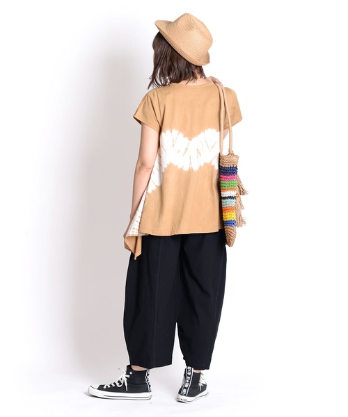 MARAI（マーライ）の「バルーンパンツ ワイドパンツ イージーパンツ 綿麻パンツ（その他パンツ・レディース・ネイビー/ブラック/グレー・FREE）」の11枚目の写真