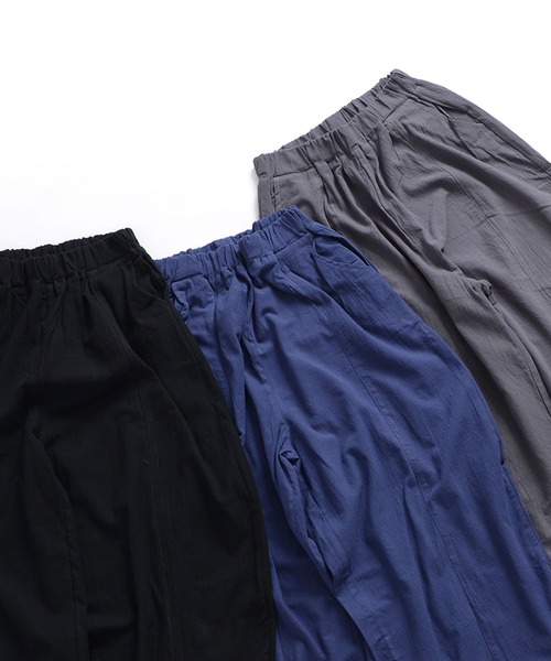 MARAI（マーライ）の「バルーンパンツ ワイドパンツ イージーパンツ 綿麻パンツ（その他パンツ・レディース・ネイビー/ブラック/グレー・FREE）」の16枚目の写真