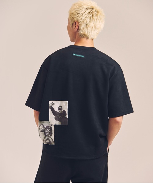 GALLIS ADDICTION(ガリスアディクション)の「GA SUEDE RANDOM-PHOTO TEE(Tシャツ/カットソー・メンズ・ブラック/ライトグレー・M/L)」の8枚目の写真