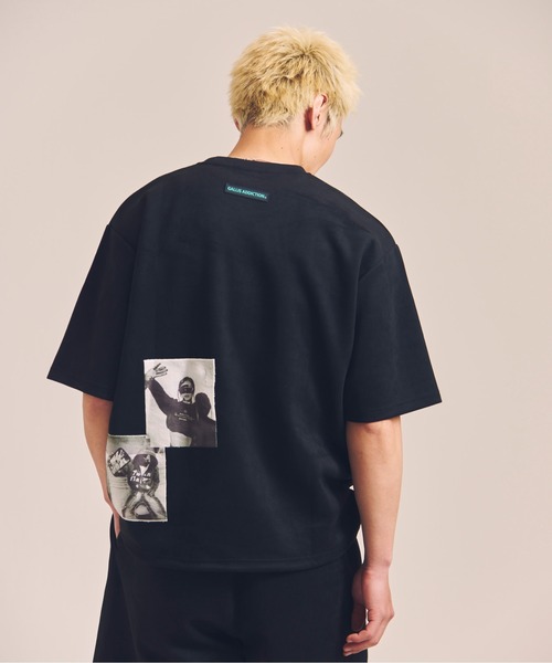 GALLIS ADDICTION(ガリスアディクション)の「GA SUEDE RANDOM-PHOTO TEE(Tシャツ/カットソー・メンズ・ブラック/ライトグレー・M/L)」の9枚目の写真