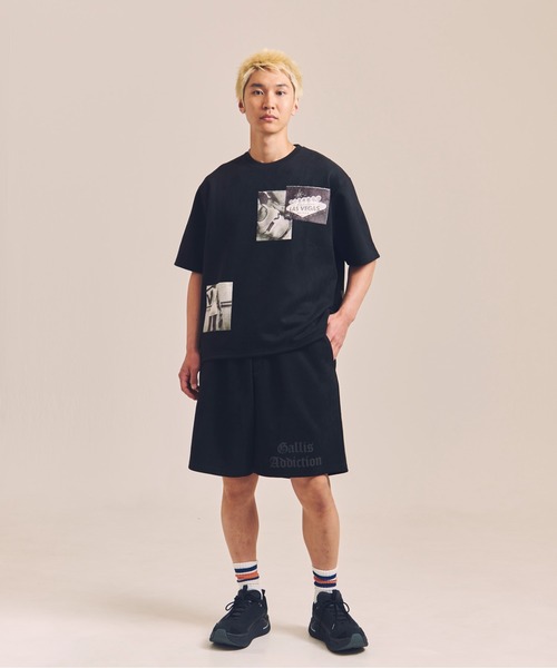 GALLIS ADDICTION(ガリスアディクション)の「GA SUEDE RANDOM-PHOTO TEE(Tシャツ/カットソー・メンズ・ブラック/ライトグレー・M/L)」の13枚目の写真