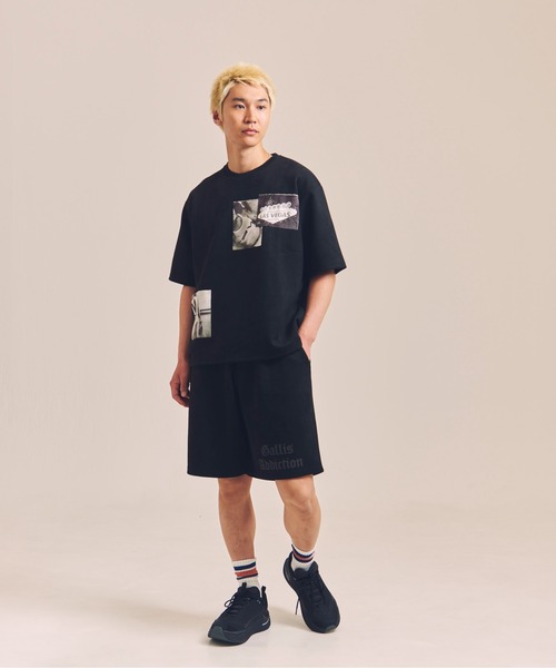 GALLIS ADDICTION(ガリスアディクション)の「GA SUEDE RANDOM-PHOTO TEE(Tシャツ/カットソー・メンズ・ブラック/ライトグレー・M/L)」の15枚目の写真