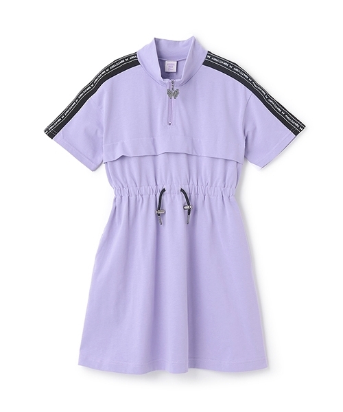 セール】肩ロゴテープカットワンピース（ワンピース）｜ANNA SUI