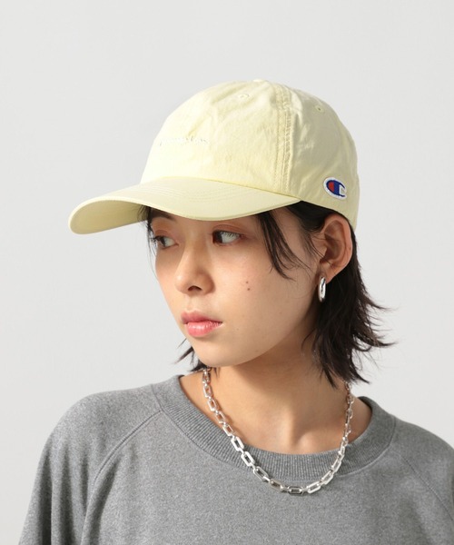 Champion（チャンピオン）の「【Champion(チャンピオン)】タイプライターキャップ(WOMEN)（キャップ・レディース・イエロー/ライトベージュ/チャコール・FREE）」の4枚目の写真