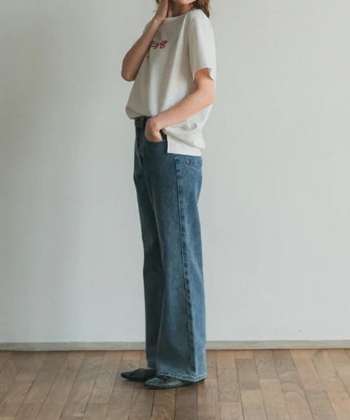 RANCLIC（ランクリック）の「memoire ロゴビッグT（Tシャツ/カットソー・レディース・レッド・FREE）」の9枚目の写真