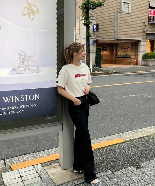 RANCLIC（ランクリック）の「memoire ロゴビッグT（Tシャツ/カットソー・レディース・レッド・FREE）」の14枚目の写真