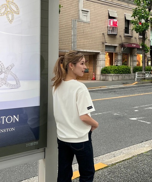 RANCLIC（ランクリック）の「memoire ロゴビッグT（Tシャツ/カットソー・レディース・レッド・FREE）」の16枚目の写真