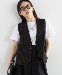 RAGEBLUE | ストライプ/レトロジレベスト(ベスト)
