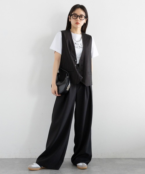 RAGEBLUE（レイジブルー）の「ストライプ/レトロジレベスト（ベスト・レディース・ネイビー/ブラウン・FREE）」の14枚目の写真