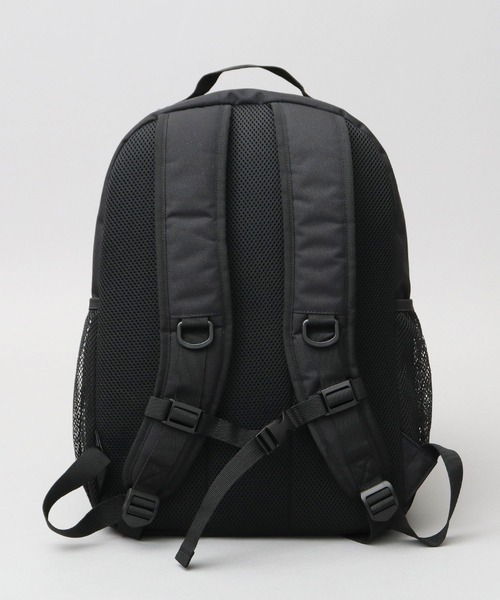 VISION STREET WEAR（ヴィジョンストリートウェア）の「大容量 2層式 スクエアバックパック サイドメッシュポット付き A4・B4収納対応（バックパック/リュック・メンズ・ブラック・FREE）」の9枚目の写真