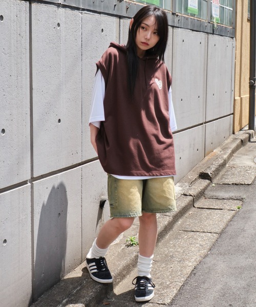 WEGO（ウィゴー）の「WEGO/パーカーアンサンブルT（アンサンブル・メンズ・ブラウン/ネイビー/スミクロ・MEDIUM/LARGE）」の7枚目の写真