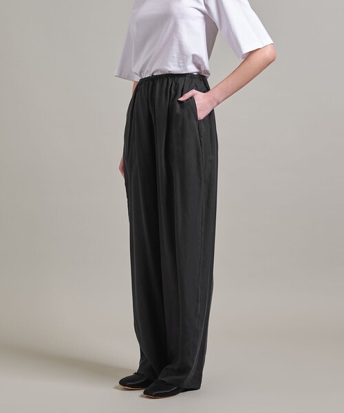 セール】＜LOEFF＞シルク ハブタエ ボンタン ワイドパンツ