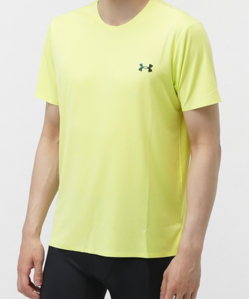 UNDER ARMOUR(アンダーアーマー)の「アンダーアーマー UAアーマードライ プロ ショートスリーブ Tシャツ(Tシャツ/カットソー・メンズ・イエロー/ブルー/ブルーグレー/ブラック・M/L/LL/S/3L)」の1枚目の写真