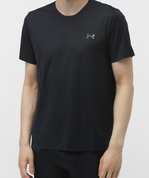 UNDER ARMOUR(アンダーアーマー)の「アンダーアーマー UAアーマードライ プロ ショートスリーブ Tシャツ(Tシャツ/カットソー・メンズ・イエロー/ブルー/ブルーグレー/ブラック・M/L/LL/S/3L)」の2枚目の写真