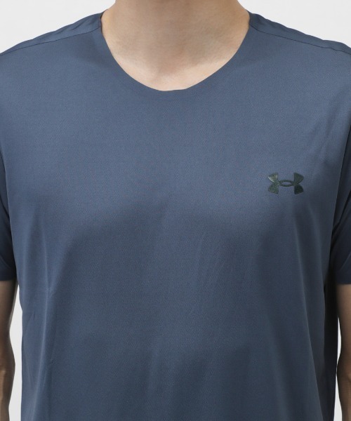 UNDER ARMOUR(アンダーアーマー)の「アンダーアーマー UAアーマードライ プロ ショートスリーブ Tシャツ(Tシャツ/カットソー・メンズ・イエロー/ブルー/ブルーグレー/ブラック・M/L/LL/S/3L)」の12枚目の写真