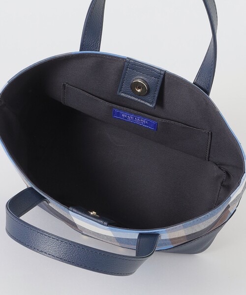 BLUE LABEL CRESTBRIDGE(ブルーレーベルクレストブリッジ)の「クレストブリッジチェックコットンリネンミニトート(トートバッグ・レディース・グリーン系その他2/レッド系その他4/ライトブルー・FREE)」の13枚目の写真