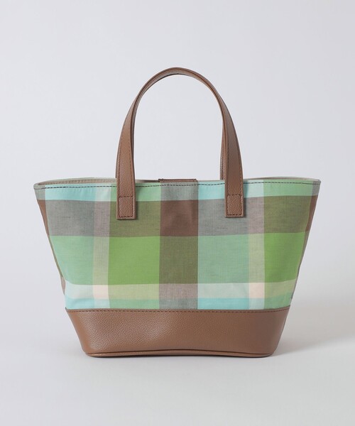 BLUE LABEL CRESTBRIDGE(ブルーレーベルクレストブリッジ)の「クレストブリッジチェックコットンリネンミニトート(トートバッグ・レディース・グリーン系その他2/レッド系その他4/ライトブルー・FREE)」の18枚目の写真