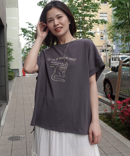 おませネコTシャツ（Tシャツ/カットソー）｜CORNERS（コーナーズ