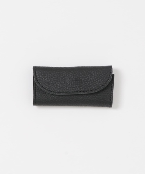 ITEMS URBANRESEARCH(アイテムズ アーバンリサーチ)の「U.O.Leather Key Case(その他小物・メンズ・ブラック/オレンジ・-)」の1枚目の写真