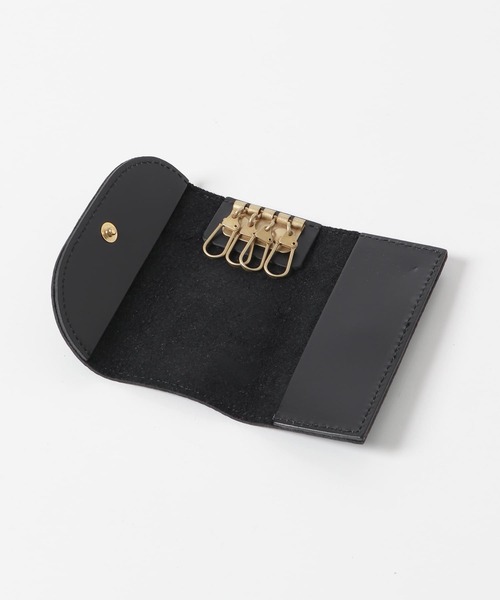 ITEMS URBANRESEARCH(アイテムズ アーバンリサーチ)の「U.O.Leather Key Case(その他小物・メンズ・ブラック/オレンジ・-)」の7枚目の写真