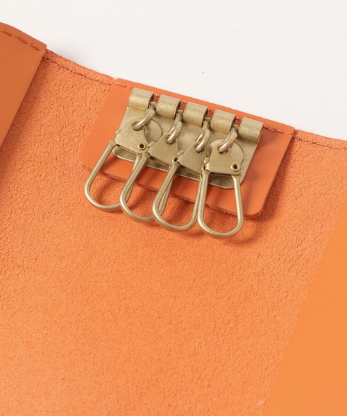 ITEMS URBANRESEARCH(アイテムズ アーバンリサーチ)の「U.O.Leather Key Case(その他小物・メンズ・ブラック/オレンジ・-)」の9枚目の写真