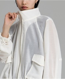 STUDIOUS（ステュディオス）の「【STUDIOUS/ステュディオス】SHEER ZIP BLOUSON/シアージップブルゾン（ブルゾン）」