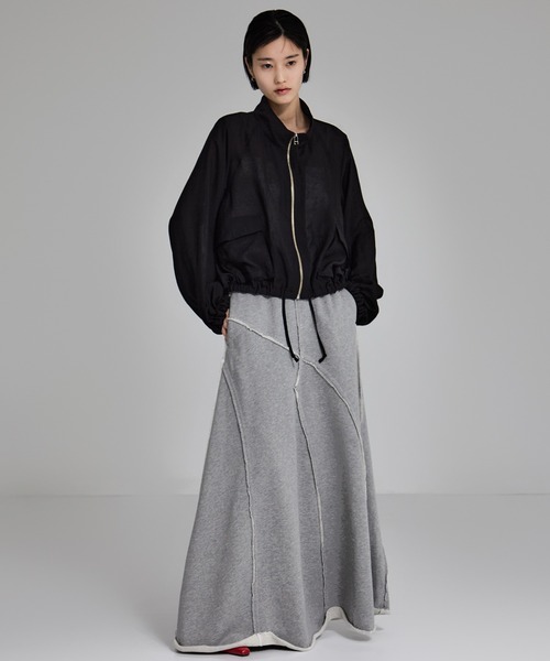 【まとめ買い◎】@シンSHOP  STUDIOUS/ステュディオス】SHEER ZIP BLOUSON/シアージップ