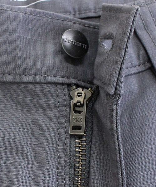 Carhartt（カーハート）の「リラックスフィット カーゴワークショートパンツ ハーフパンツ RUGGED FLEX RELAXED FIT RIPSTOP CARGO WORK SHORT（カーゴパンツ・メンズ・グレー/ブラウン/グリーン・30）」の8枚目の写真