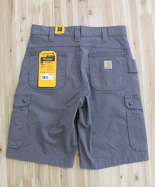 Carhartt（カーハート）の「リラックスフィット カーゴワークショートパンツ ハーフパンツ RUGGED FLEX RELAXED FIT RIPSTOP CARGO WORK SHORT（カーゴパンツ・メンズ・グレー/ブラウン/グリーン・30）」の12枚目の写真