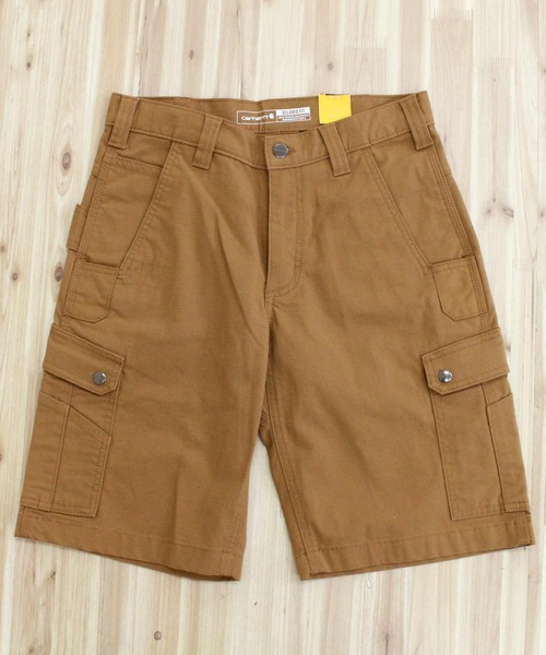 Carhartt（カーハート）の「リラックスフィット カーゴワークショートパンツ ハーフパンツ RUGGED FLEX RELAXED FIT RIPSTOP CARGO WORK SHORT（カーゴパンツ・メンズ・グレー/ブラウン/グリーン・30）」の14枚目の写真
