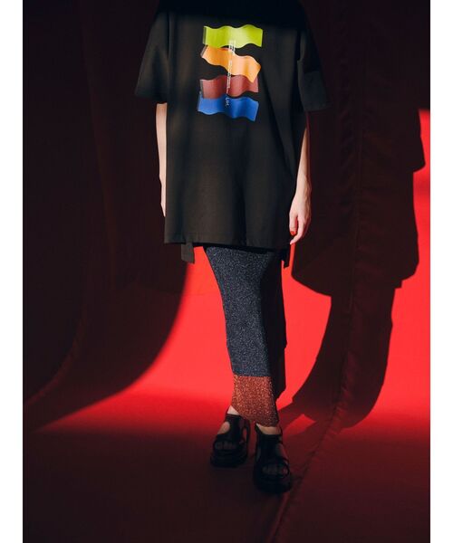 【専用ばぁば様】GLITTER LAYERED KT SK グリッタースカート UN3D. スカート GLITTER LAYERED KT SK / グリッターレイヤード