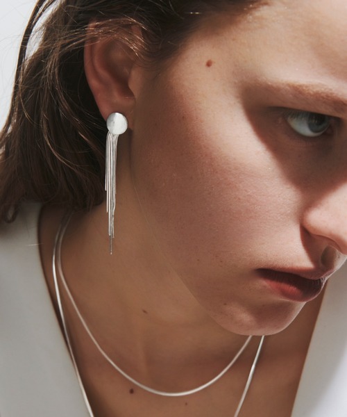 quip queint(クイップクエイント)の「【quip queint】circle supple pierce/サークル サプル ピアス(ピアス(両耳用)・レディース・シルバー・FREE)」の1枚目の写真