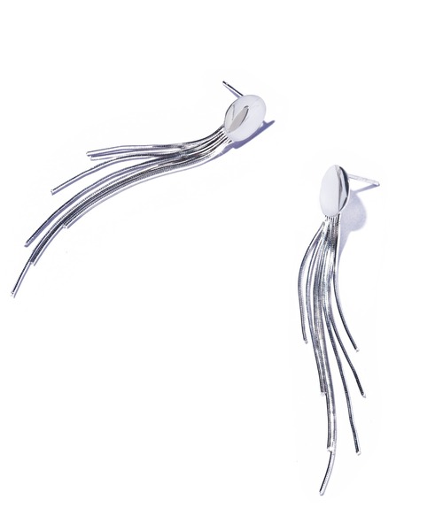 quip queint(クイップクエイント)の「【quip queint】circle supple pierce/サークル サプル ピアス(ピアス(両耳用)・レディース・シルバー・FREE)」の2枚目の写真